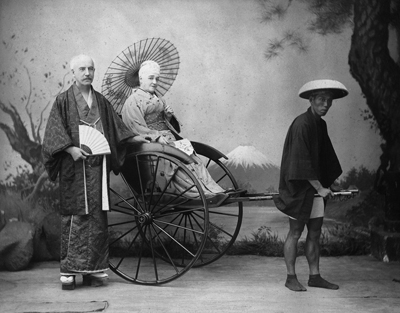 玉村康三郎「人力車」1880年代