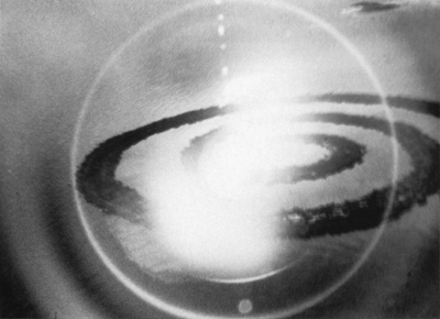 Film still from Spiral Jetty, 1970. Robert Smithson, University of California Press, 2005, p. 178.